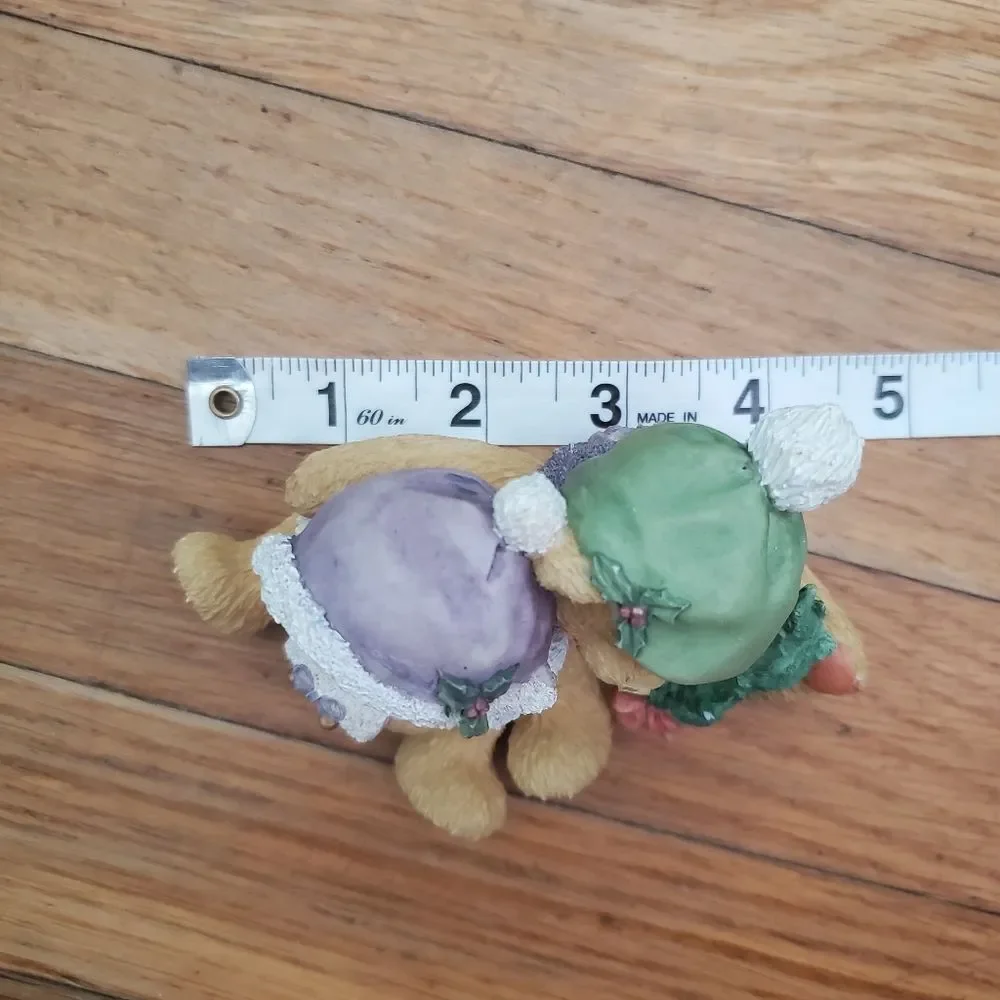 Cherished Teddies Cheryl‎ & Carl Wishing you a cozy Christmas figurine